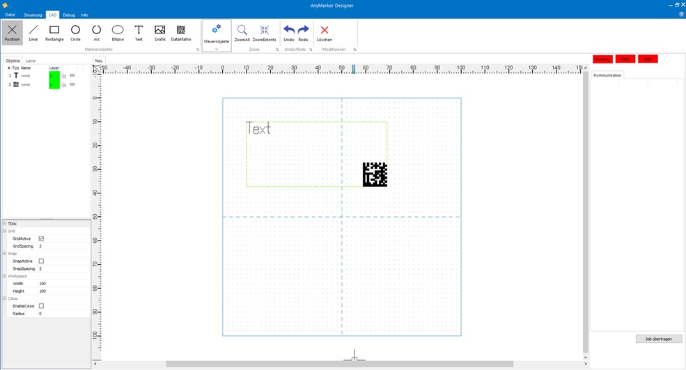 Beschriftungssoftware AnyMarker Designer