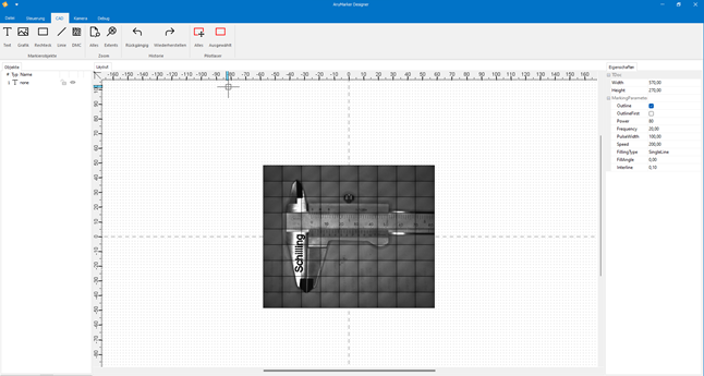 Beschriftungslaser Software AnyMarker InSight