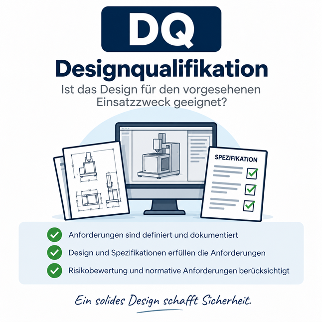 Designqualifikation für Beschriftungslaser Validierung