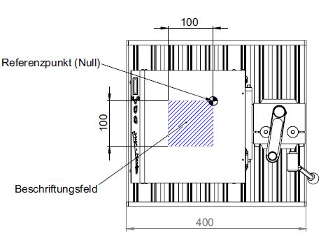 Nadelpräger Beschriftungsfeld